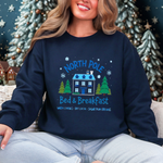 North Pole Bed & Breakfast Christmas Sweater - Cozy Holiday Sweatshirt