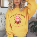 Cute Piggie Bacon Funny Crewneck Sweatshirt