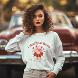 Cute Piggie Bacon Funny Crewneck Sweatshirt