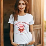 Funny Bacon Pig Graphic T-Shirt