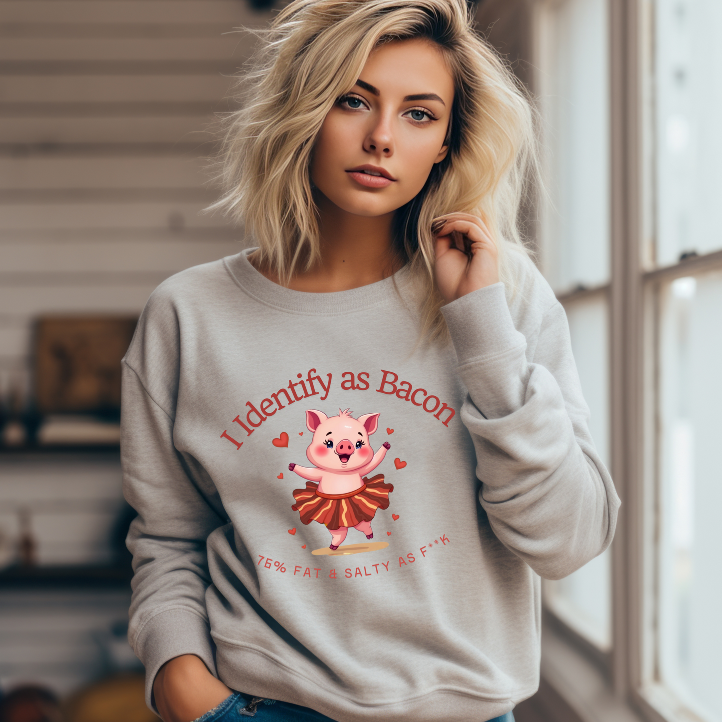 Sarcastic Piggie Sweatshirt