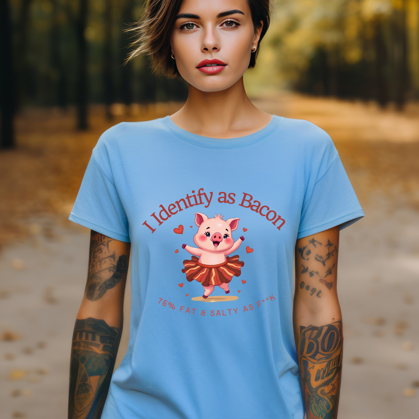 Funny Piggie Graphic T-Shirt