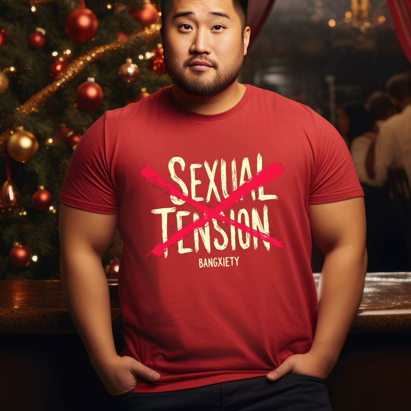 Funny Graphic Bangxiety T-Shirt