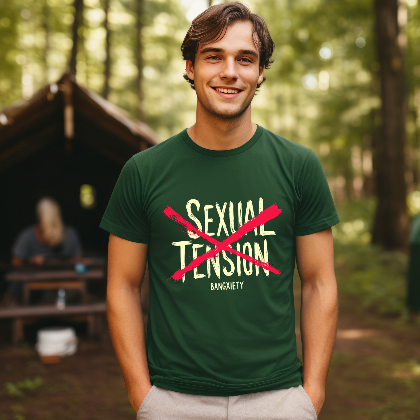 Funny Graphic Bangxiety T-Shirt