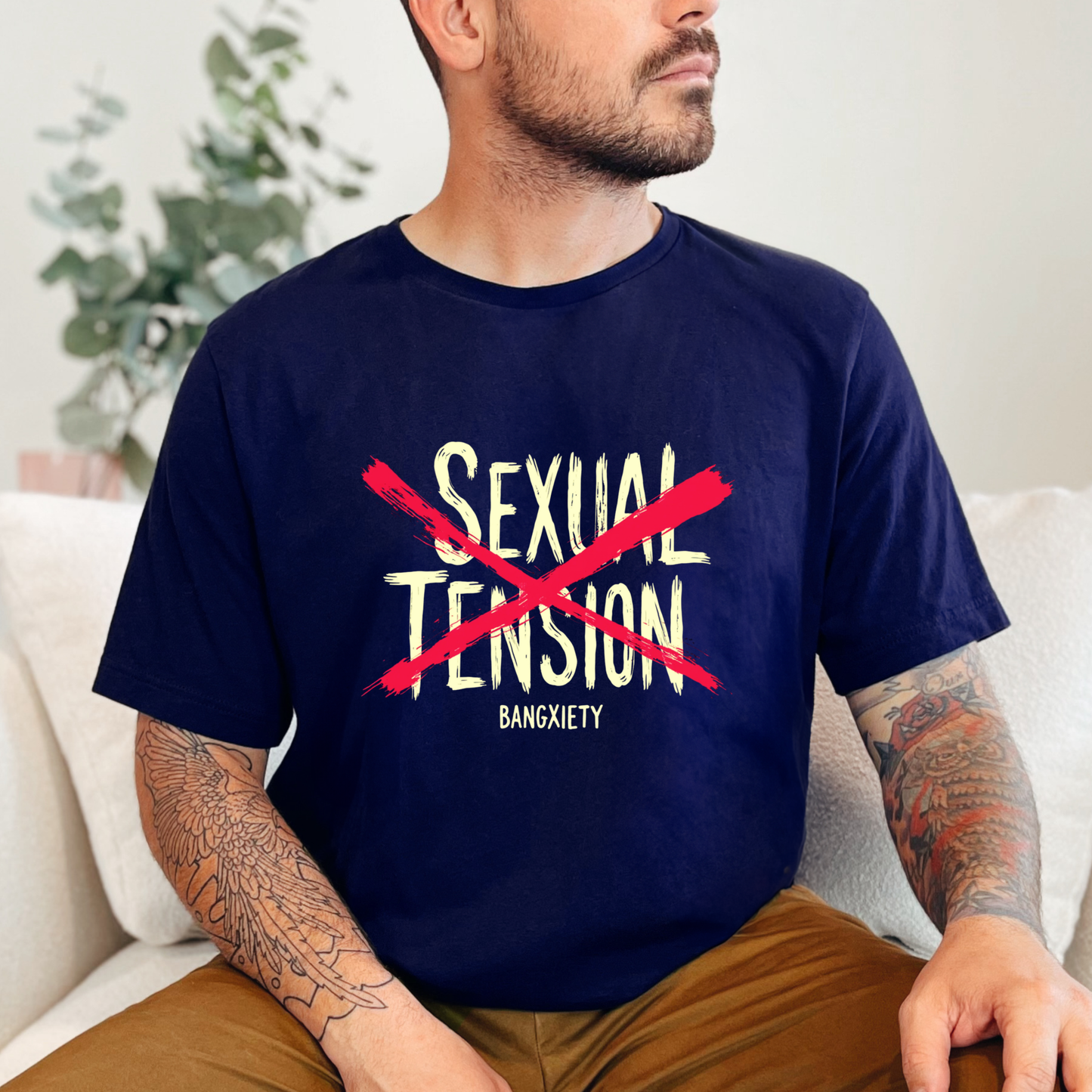 Funny Graphic Bangxiety T-Shirt