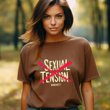 Playful & Sarcastic Statement Tee, Funny Graphic Bangxiety T-Shirt