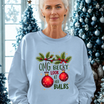 Funny Christmas Sweater, "OMG Becky Look at Her Bulbs" Sarcastic Christmas Sweatshirt