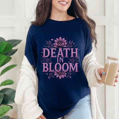 Death in Bloom Boho Floral T-Shirt