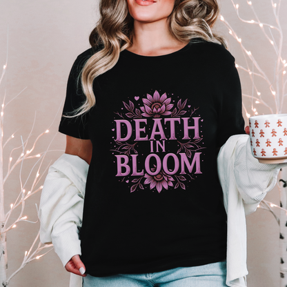 Death in Bloom Boho Floral T-Shirt
