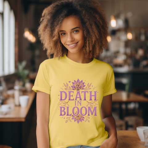 Death in Bloom Boho Floral Unisex Tee