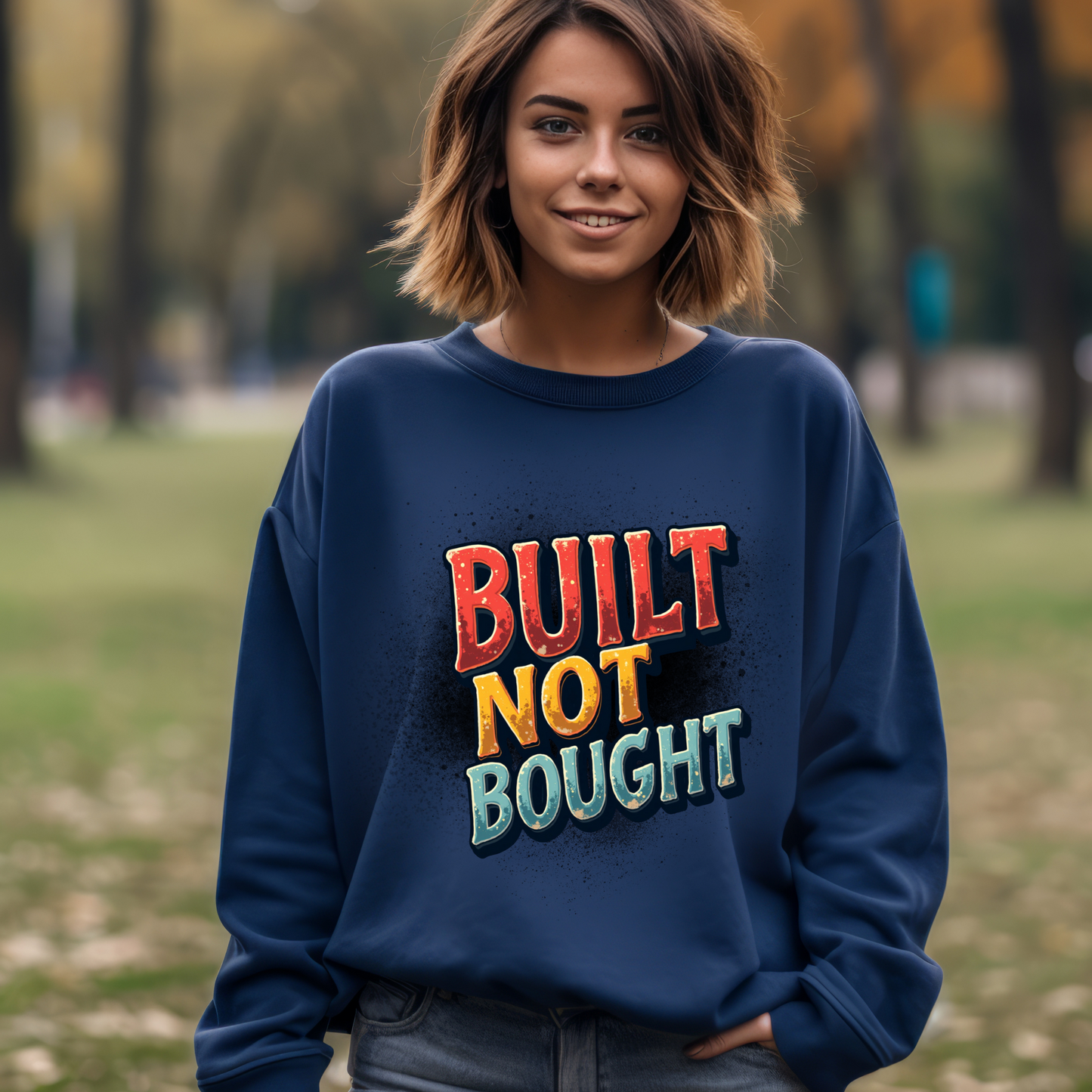 Built Not Bought Crewneck Sweatshirt