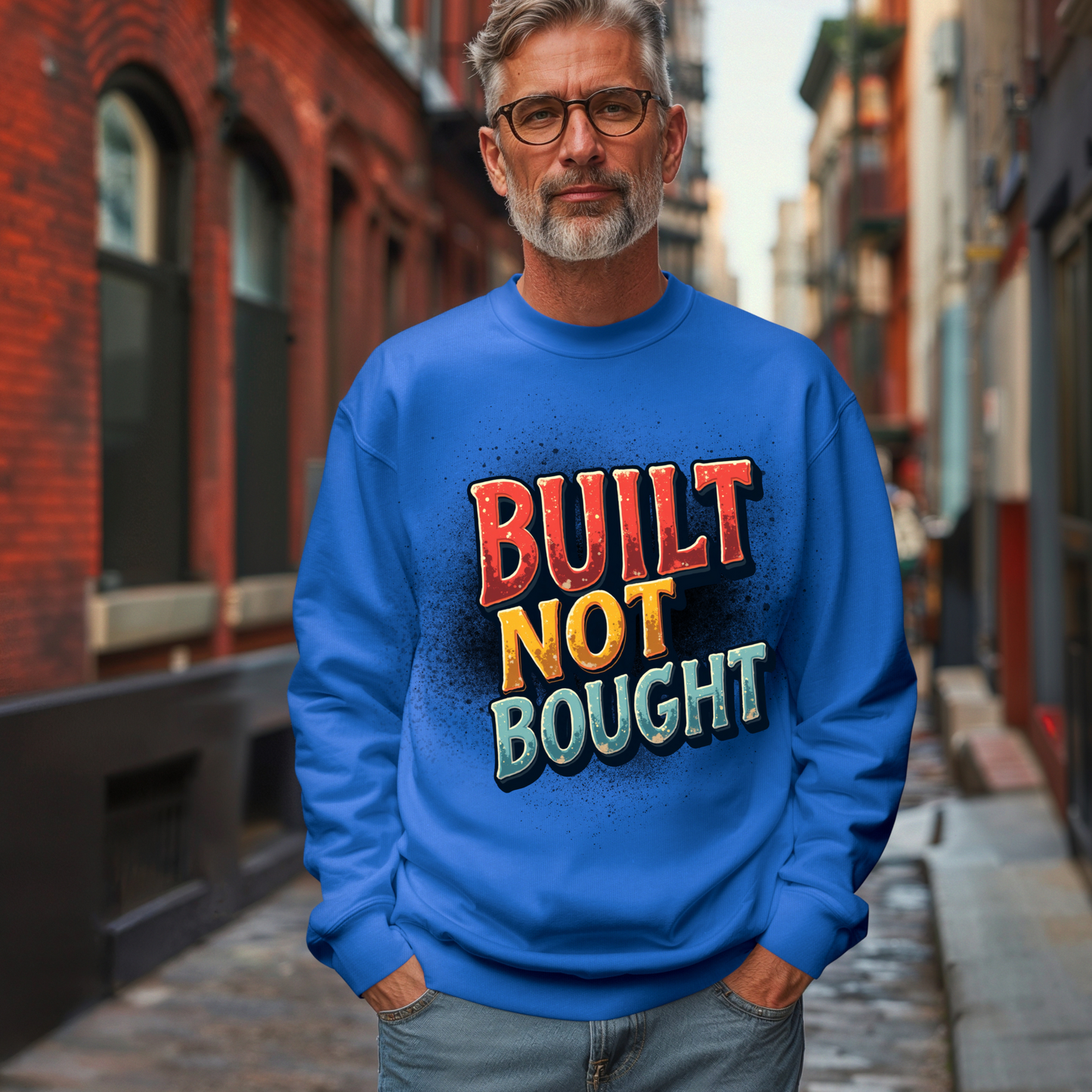 Built Not Bought Crewneck Sweatshirt
