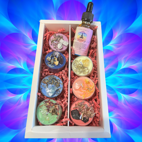 Chakra Balancing Oil & Tealight Gift Set