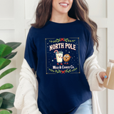 North Pole Milk & Cookie Co. Christmas T-Shirt - Festive Whimsical Tee