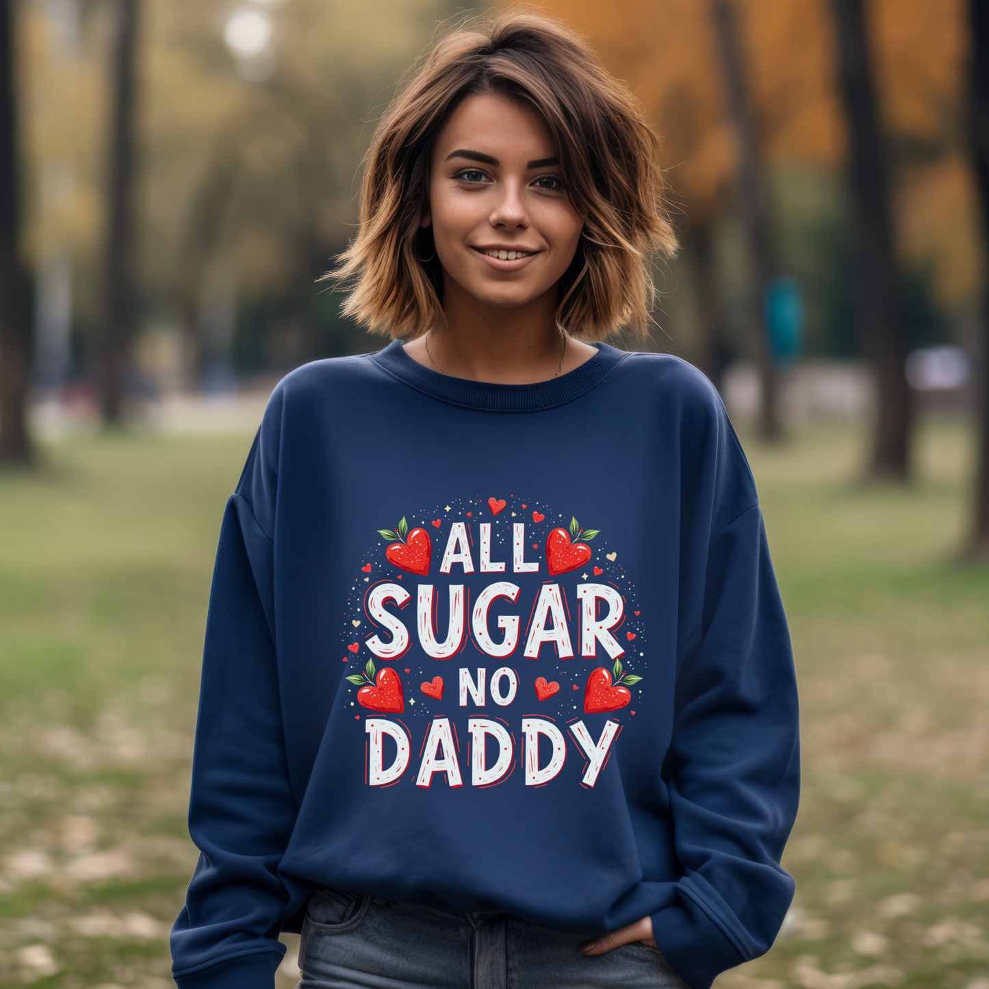 All Sugar No Daddy Sarcastic Crewneck Sweatshirt