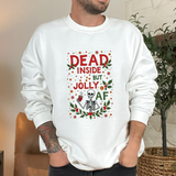 Dead Inside But Jolly AF Christmas Sweater
