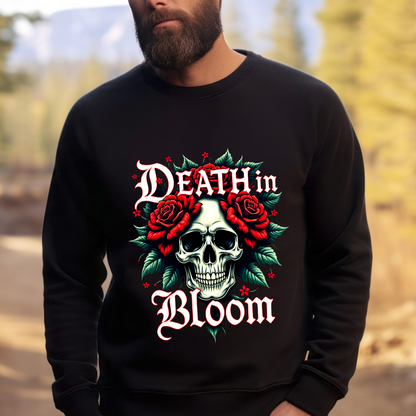 Death in Bloom Gothic Sweatshirt