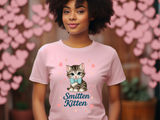 Smitten Kitten Graphic Tee - Coquette Kitten Tee