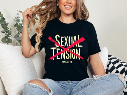 Funny Graphic Bangxiety T-Shirt
