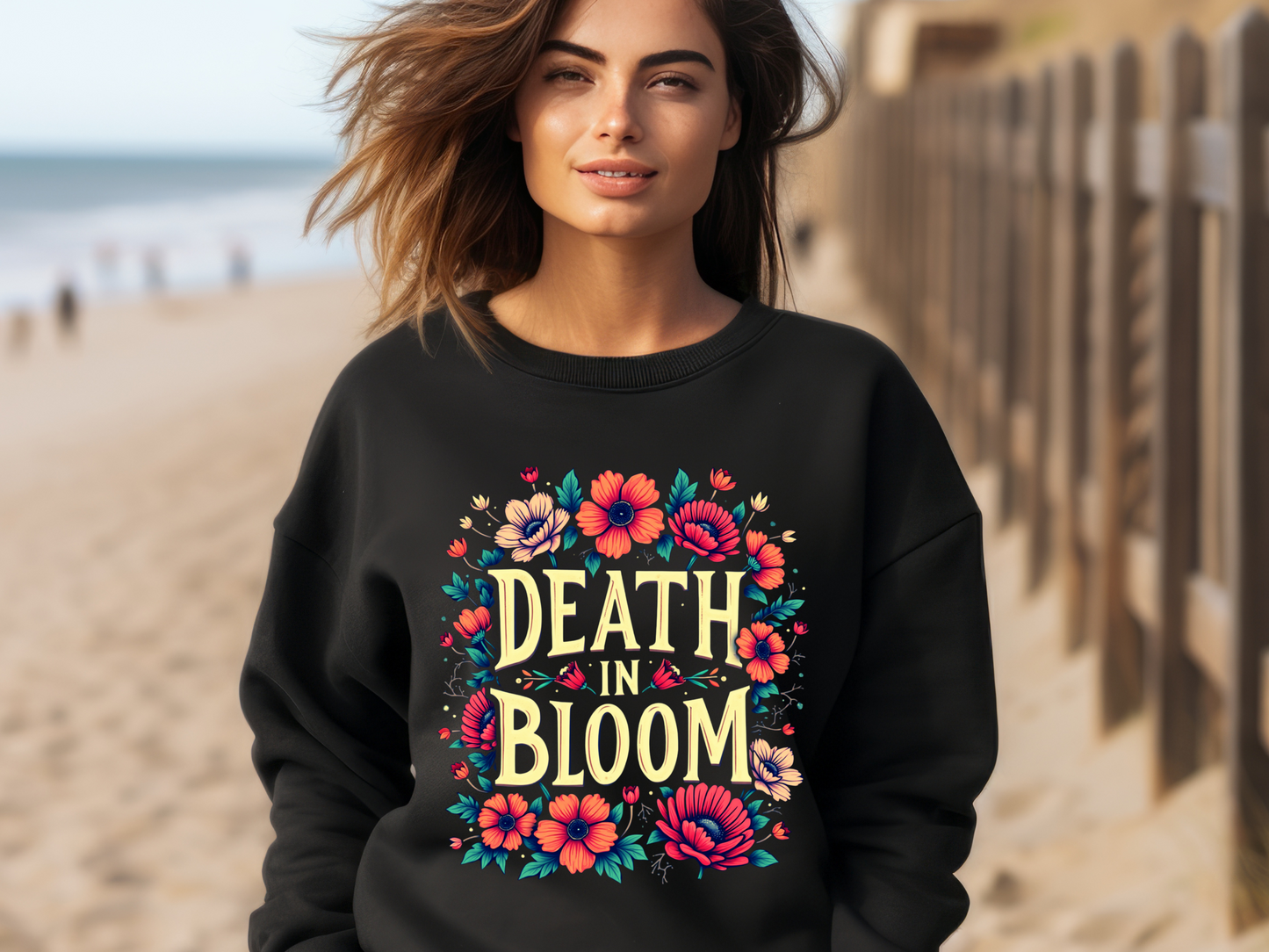 Floral Death in Bloom Sweatshirt