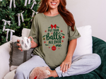 Put Your Balls All Over Me Sarcastic Christmas Tee