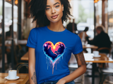 Cosmic Heart T-Shirt: Love & Space Graphic Tee