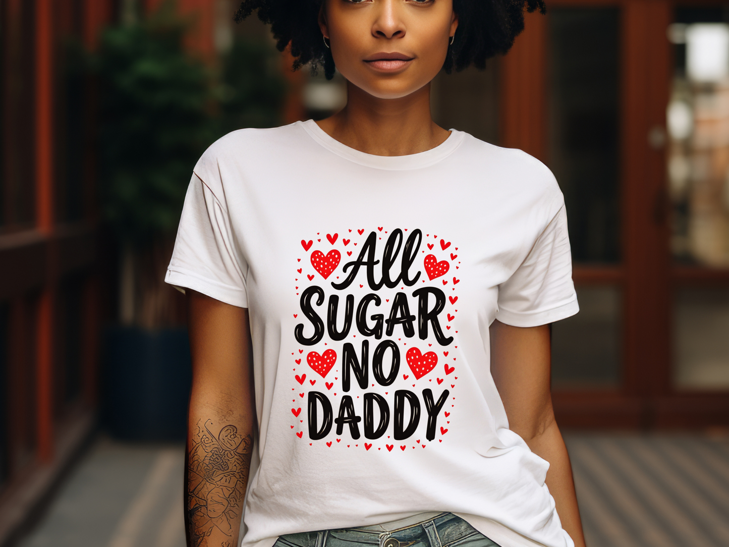 All Sugar No Daddy Coquette Graphic Tee