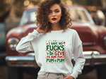 Funny Christmas Sweatshirt: "I Have No F*cks to Give" Holiday Sweater