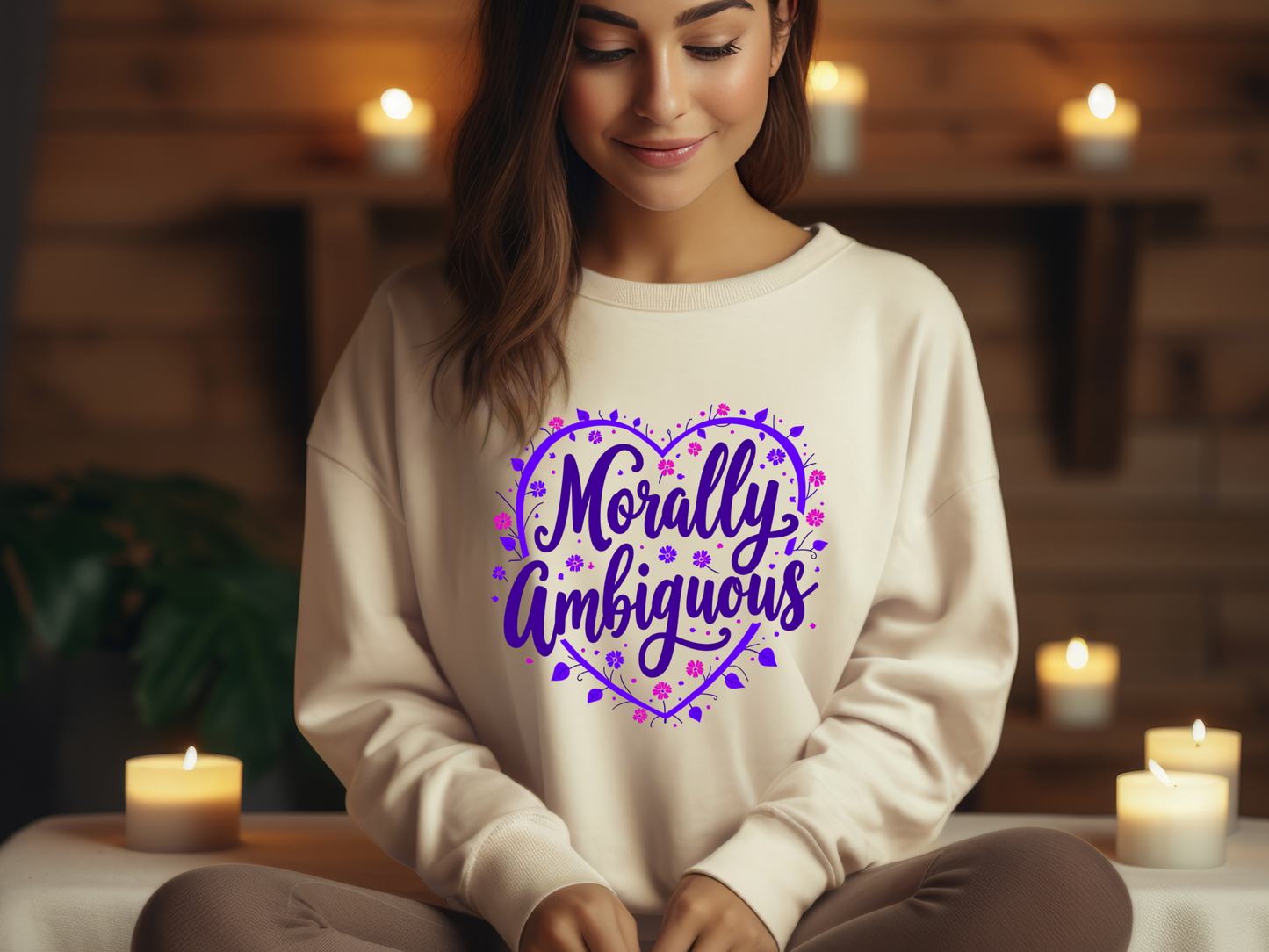 Morally Ambiguous Sarcastic Sweatshirt