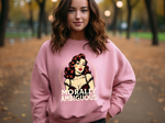Morally Ambiguous Vintage Pinup Crewneck Sweatshirt