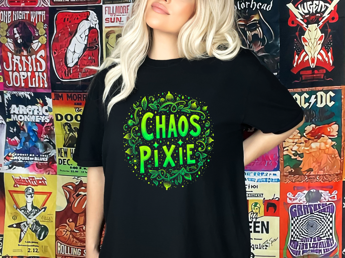 Chaos Pixie Absinthe Fantasy Graphic Tee