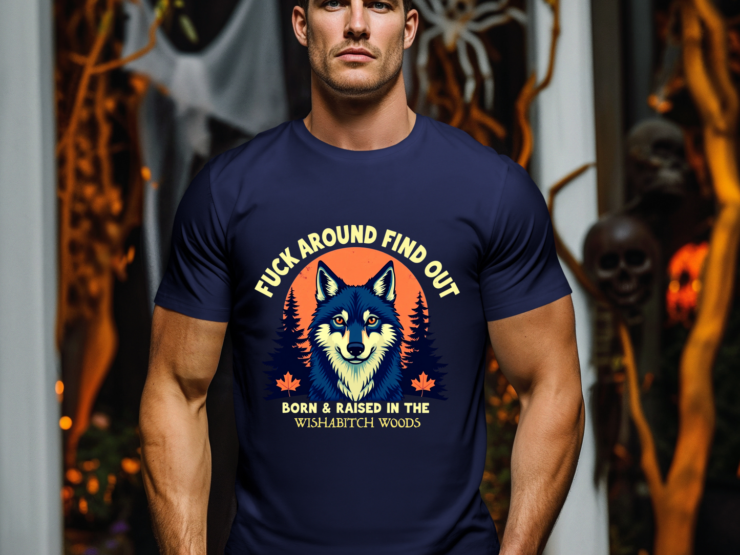 Sarcastic FAFO Wolf T-Shirt