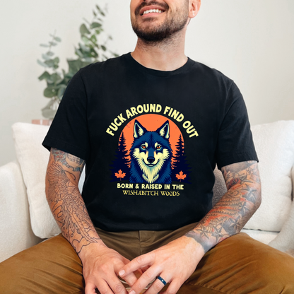 Sarcastic FAFO Wolf T-Shirt