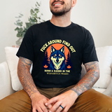 Sarcastic FAFO Wolf Tee