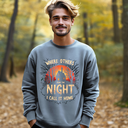 Fear the Night Spooky Vintage Inspired Sweatshirt