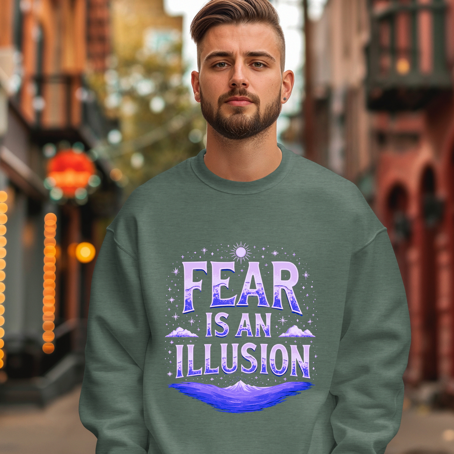 Fear Is An Illusion Crewneck Sweatshirt