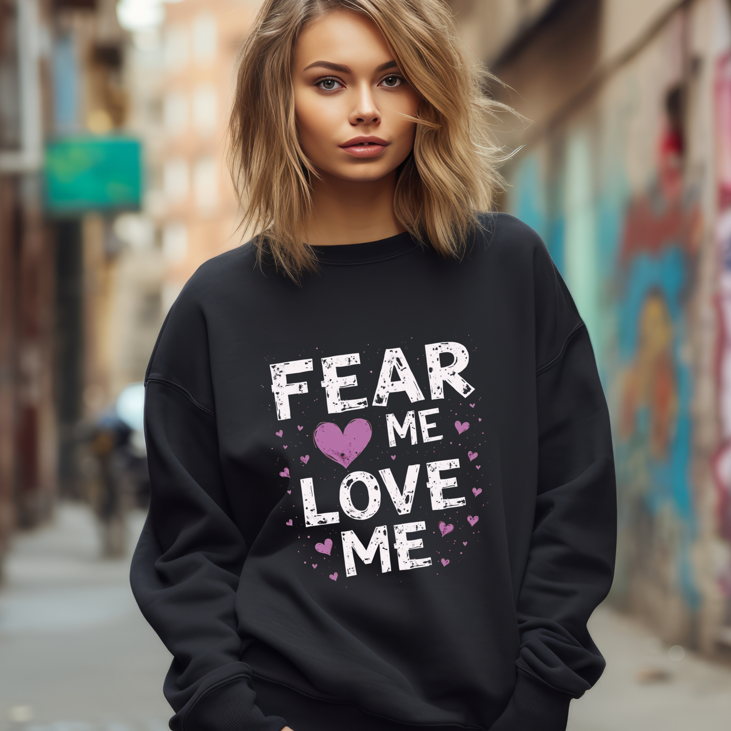Fear Me Love Me Crewneck Sweatshirt