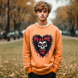 Gothic Horror Sweatshirt - Fear Me, Love Me Graphic Crewneck