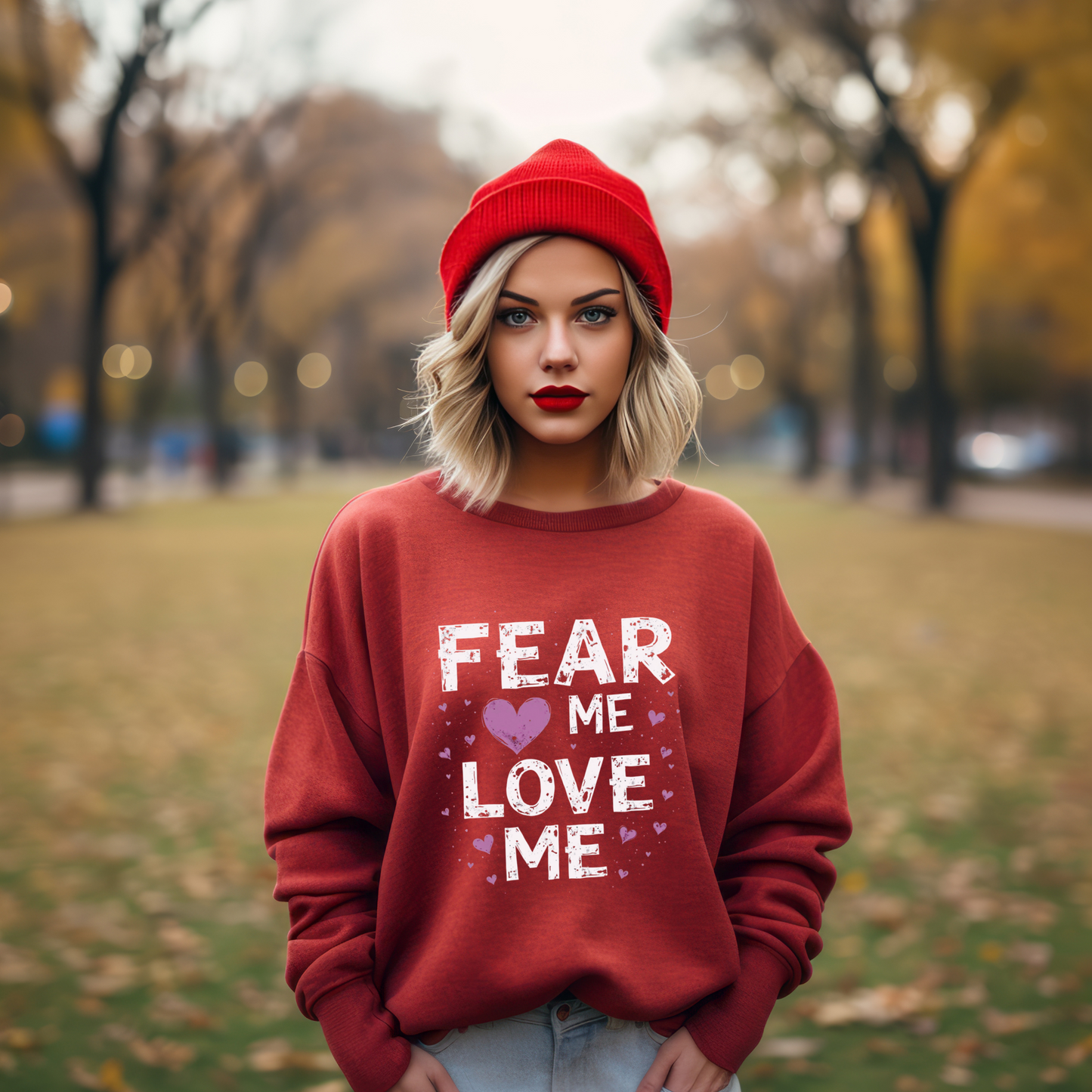 Fear Me Love Me Crewneck Sweatshirt