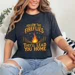 Follow the Fireflies Unisex Jersey Tee