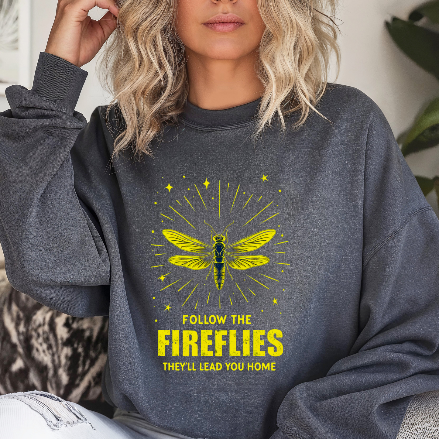 Follow the Fireflies Crewneck Sweatshirt