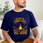 Follow the Fireflies Unisex Jersey Tee