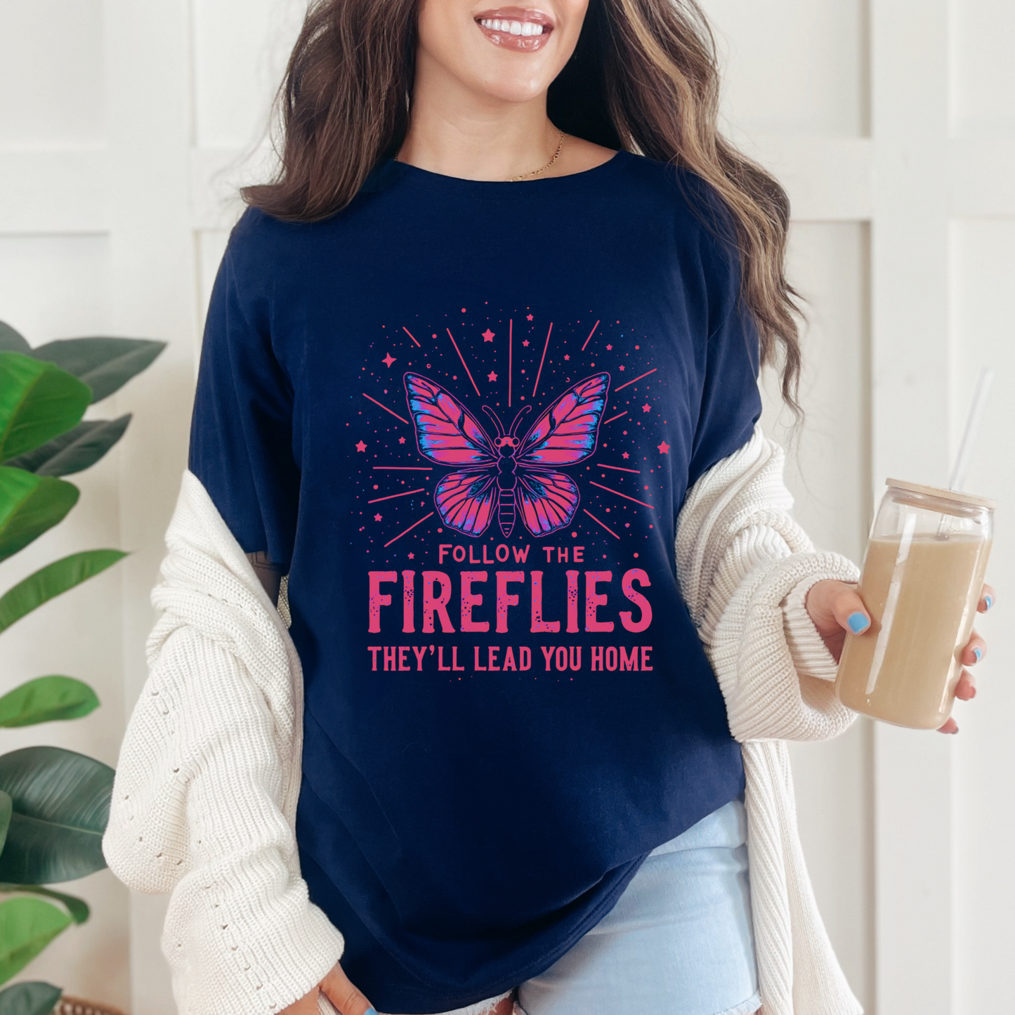 Follow the Fireflies Inspirational Tee