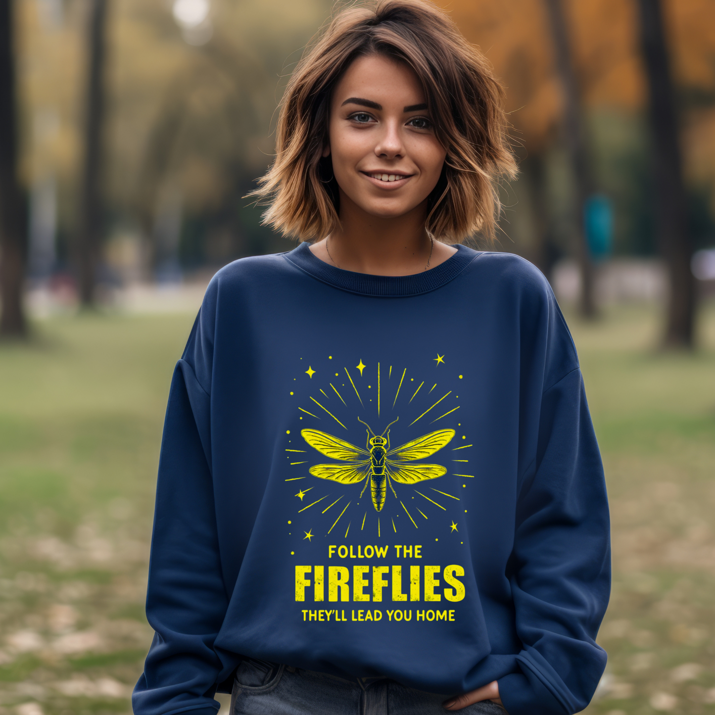 Follow the Fireflies Crewneck Sweatshirt