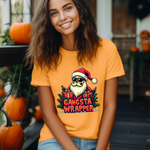 Gangsta Wrapper Sarcastic Christmas Tee