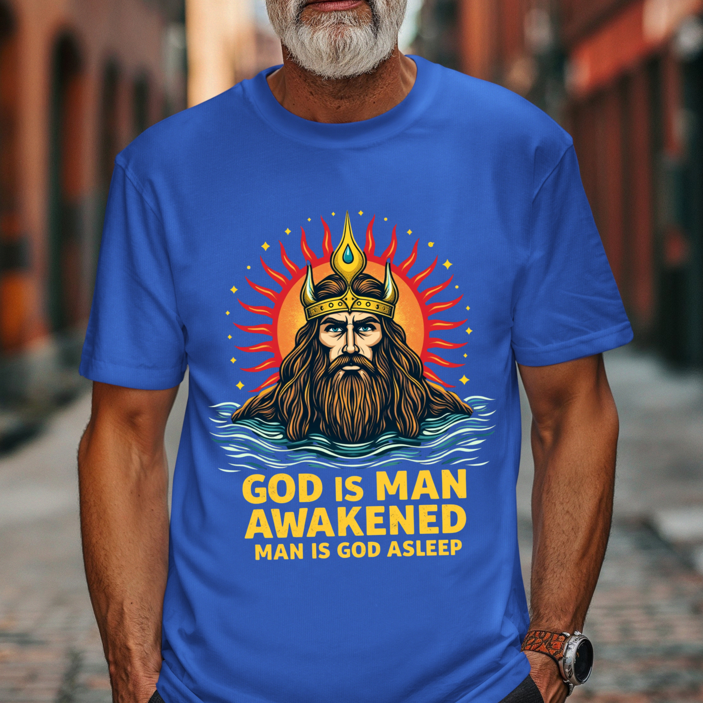 God is Man Awakened Spiritual Tee