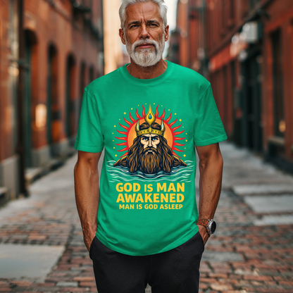 God is Man Awakened Spiritual Tee