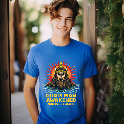 God is Man Awakened Spiritual Tee