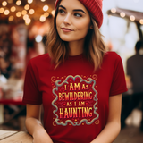 Hauntingly Bewildering T-Shirt, Spooky Vibes Unisex Tee