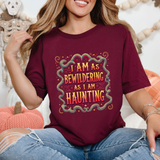 Hauntingly Bewildering T-Shirt, Spooky Vibes Unisex Tee
